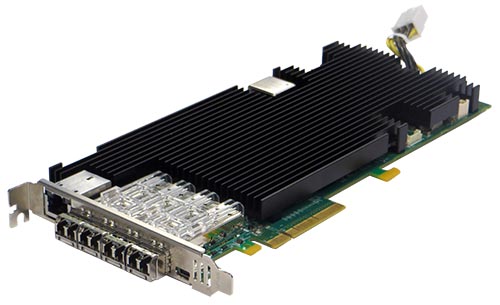 PE310G4FA2I71 Server Adapter Silicom Programmable Application Accelerator SDI 40/10 Gigabit Servers Adapter 1