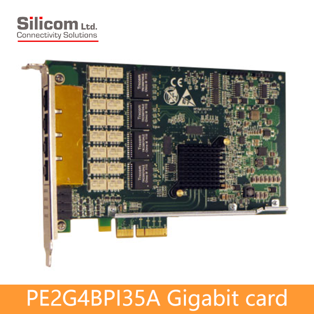 Silicom PE2G4BPI35A 四埠銅纜 Gigabit Ethernet Bypass網卡