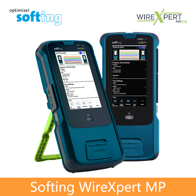 Softing WireXpert MP C6A 模組式入門級佈線標準驗證測試儀 3