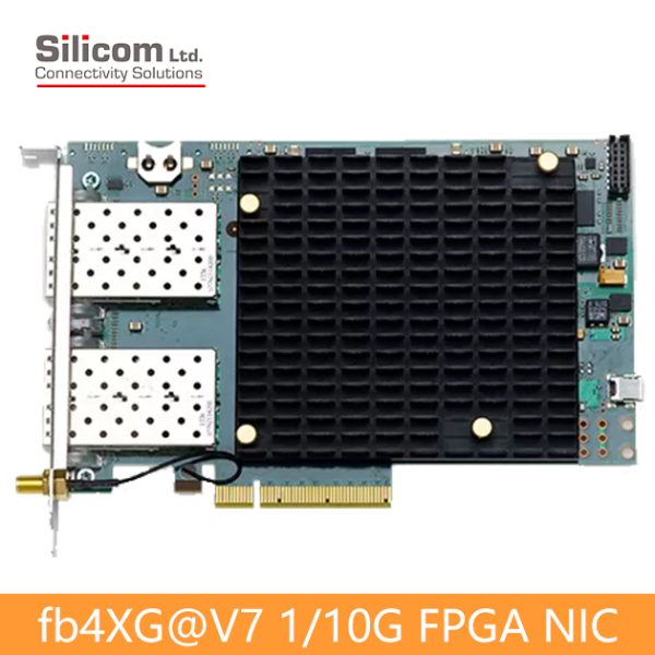 fb4XG@V7 FPGA Card Quad Port SFP+ 100/1G + 10G  GbE PCI Express FPGA Card